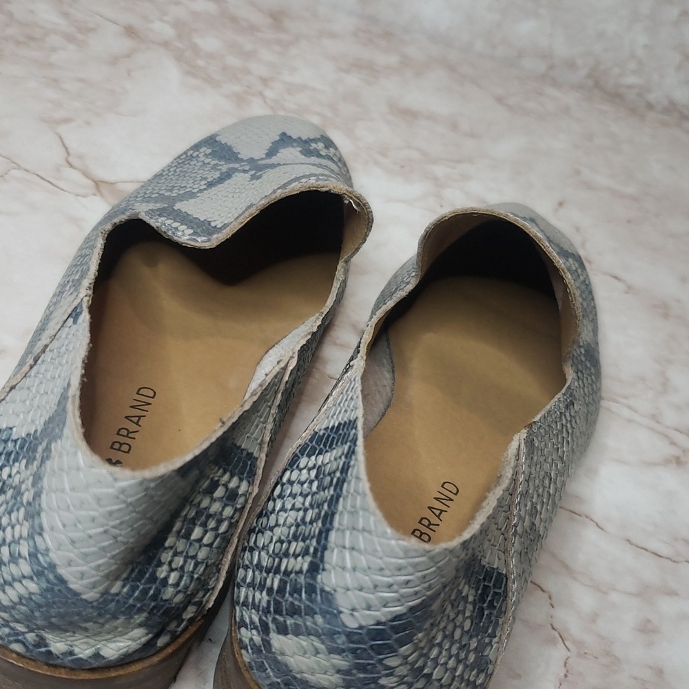 Lucky Brand Snakeskin Patterned Loafers Women's Shoes Size 8 - Picture 6 of 8